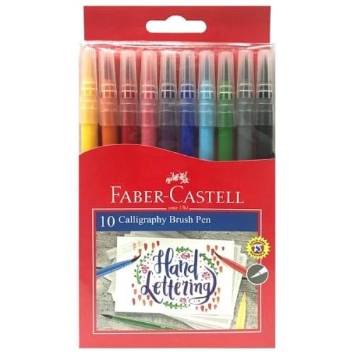 Faber-Castell-Viết Thu Phap Calligraphy Đầu Cọ - 10 Màu -551310