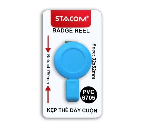 STACOM- KẸP BẢNG TÊN DÂY CUỘN PVC6705(12C/H)(5390-ST)