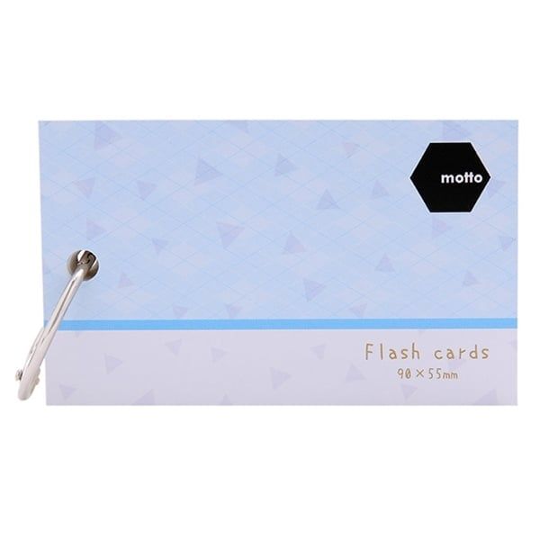 GIẤY NOTE MOTTO FLASH CARDS 90X55MM CYFC90-BL (0013-ĐĐ)