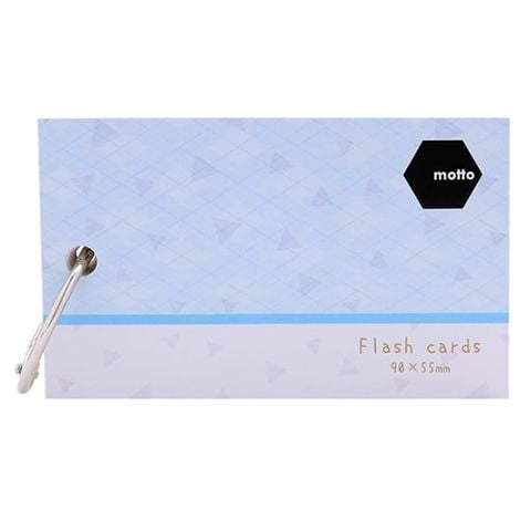 GIẤY NOTE MOTTO FLASH CARDS 90X55MM CYFC90-BL (0013-ĐĐ)