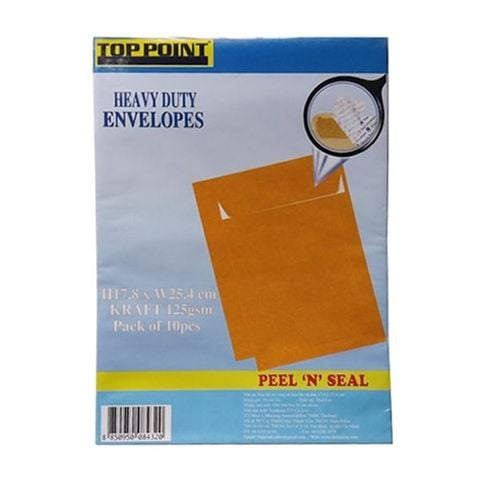 BAO HỒ SƠ VÀNG LỘT VÀ DÁN 17.8X25.4 CM (10 CÁI/LỐC) 5202 (0013-ĐĐ)