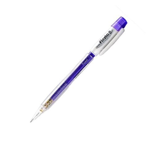PENTEL-VIẾT CHÌ KIM BẤM AX105W_V 0.5 -FIESTA CÓ GÔM (VỎ TRẮNG) - TÍM (12/H)(5390-ST)