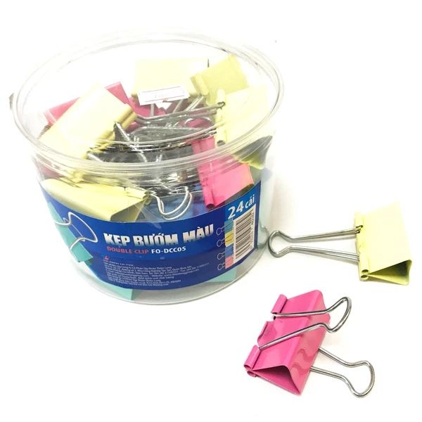 KẸP BƯỚM MÀU 41MM FO-DCC05 (12H/L) (5404-TL)