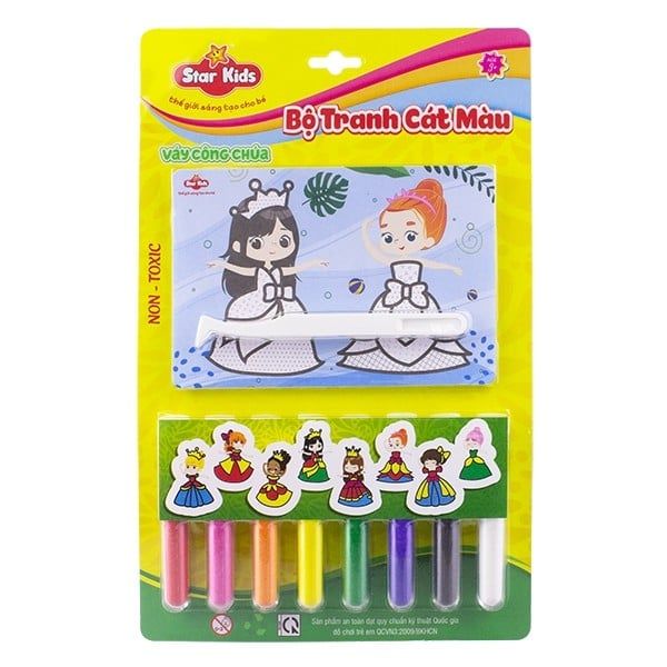 Đồ Chơi Bộ Tranh Cát Màu Váy Công Chúa Star Kids K-505