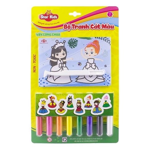 Đồ Chơi Bộ Tranh Cát Màu Váy Công Chúa Star Kids K-505