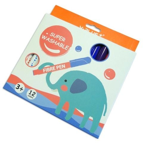 Bút Lông Màu YPLUS+ Elephant Jumbo 12 Màu FP200100