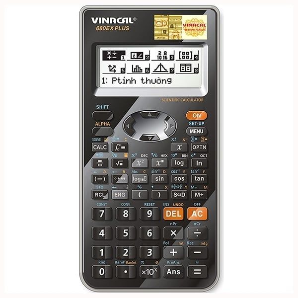 Máy Tính Vinacal 680EX Plus - Đen
