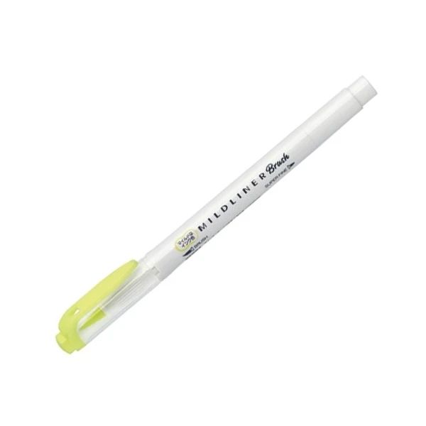 ZEBRA - VIẾT MILDLINER BRUSH - VÀNG - WFT8-MY (MS)
