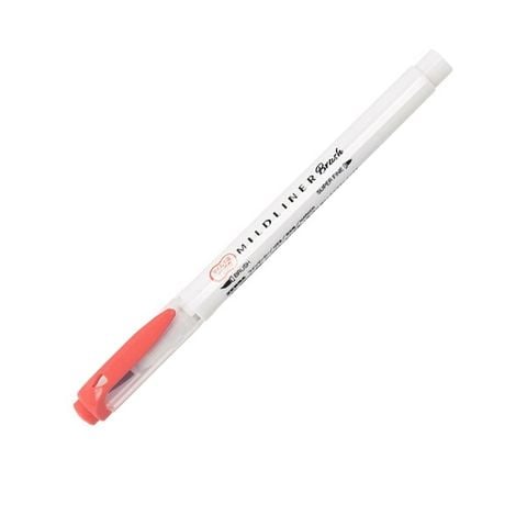 ZEBRA - VIẾT MILDLINER BRUSH - CAM ĐÀO - WFT8-MVE (MS)