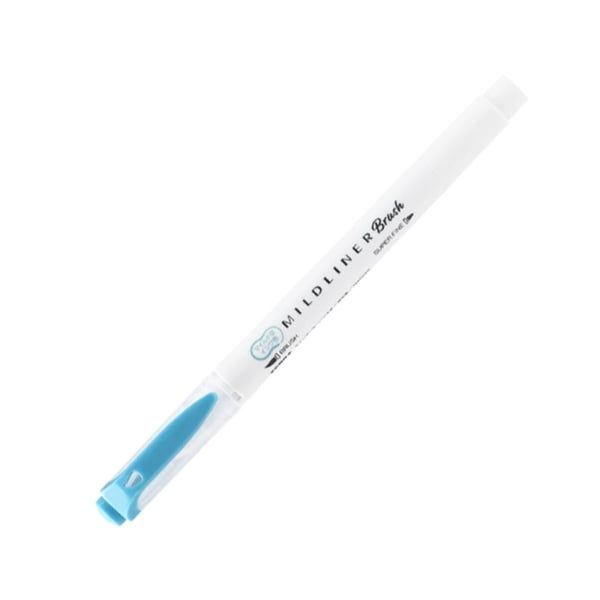ZEBRA - VIẾT MILDLINER BRUSH  - XANH KHÓI - WFT8-MSB (MS)