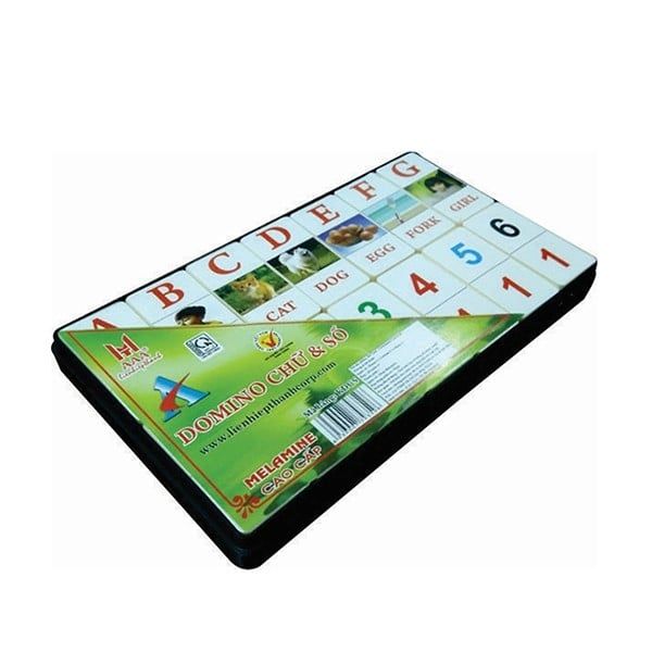 Đồ Chơi Cờ Domino Chữ Và Số