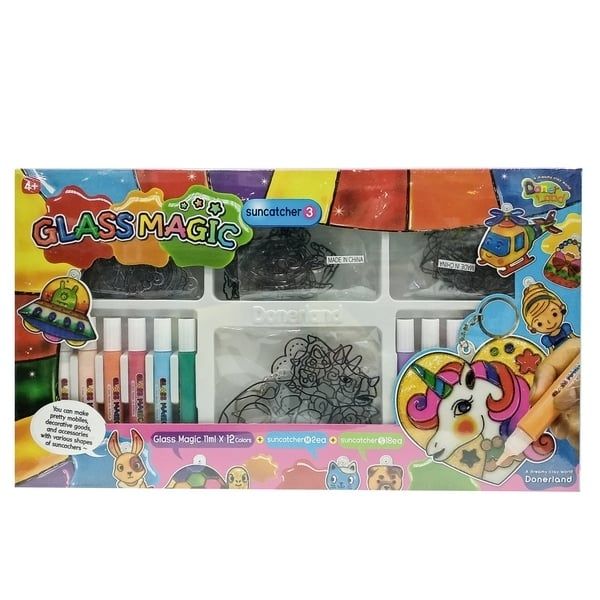 SƠN MÀU NGHỆ THUẬT DONERLAND 12M 132ML + BỘ DỤNG CỤ GM16011 (0013-ĐĐ)