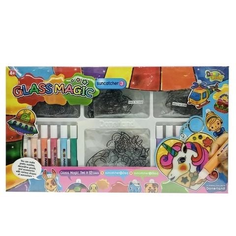 SƠN MÀU NGHỆ THUẬT DONERLAND 12M 132ML + BỘ DỤNG CỤ GM16011 (0013-ĐĐ)