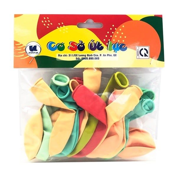 Bóng Pastel Đủ Màu 15 Cái