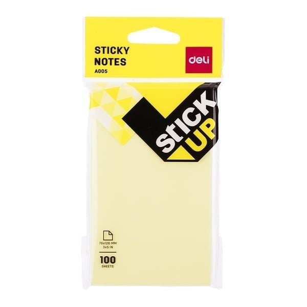 GIẤY NHẮN VÀNG 3*4 TÚI TREO EA00452 (12C/H) (0639-DELI)