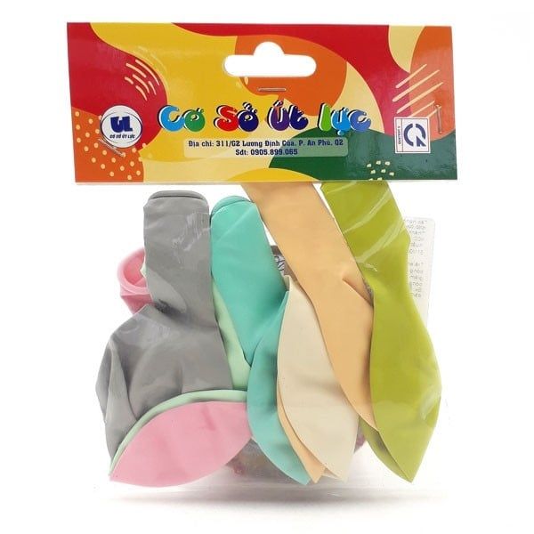 Bong Bóng Pastel 8 Cái Đủ Màu