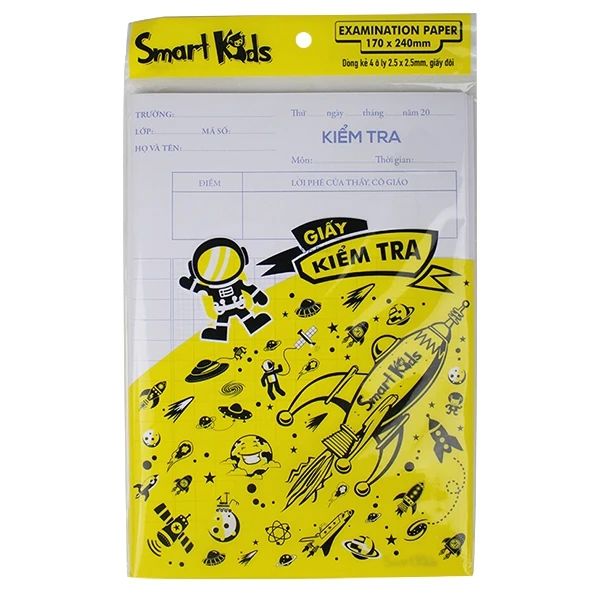 GIẤY KIỂM TRA KHỔ B5/SK-EP201 (20 ĐÔI/XẤP)(THCK0323)