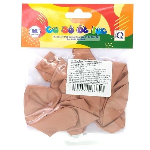 Bong Bóng Chrome Nhũ 8 Cái 1 Màu