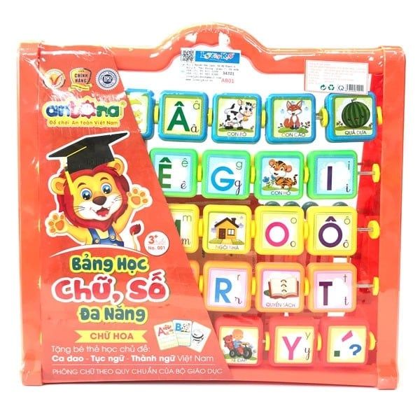 Bảng Học Chữ Và Số Đa Năng AB01