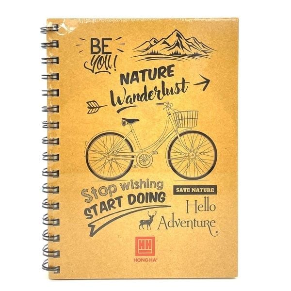 HH-SỔ LÒ XO GREEN WANDERLUST, A5, 200TR, ĐL: 70/76-78 (THKG0064)