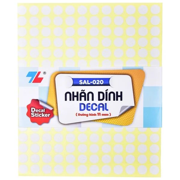 NHÃN DÍNH DECAL SAL-020 (20C/TÚI) (5404-TL)