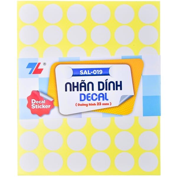 NHÃN DÍNH DECAL SAL-019 (10C/TÚI) (5404-TL)