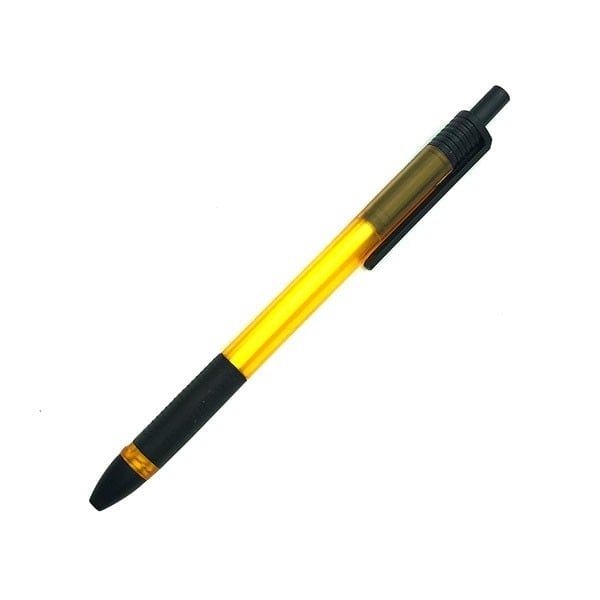 Bút Bi Stacom 0.5mm BP1075 - Mực Xanh - Thân Màu Vàng, Màu Xanh Lá,  Màu Xanh Ngọc