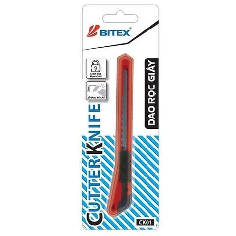 Dao Rọc Giấy 9 MM CK01 Đỏ, Vàng(1C/V)