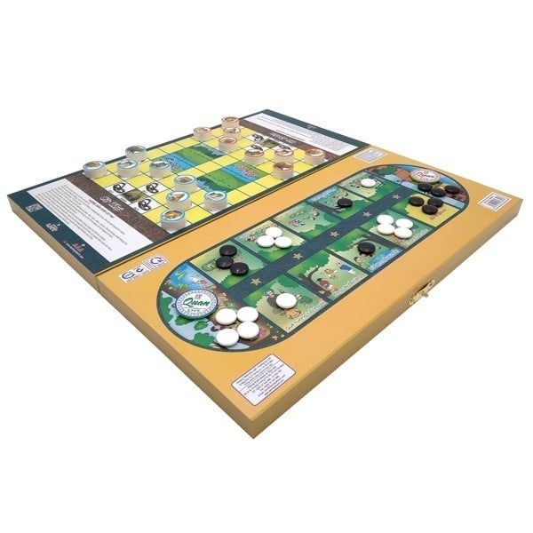 Bàn Cờ Ô Quan & Cờ Thú Lớn TOQCTL-XNKLHT 16