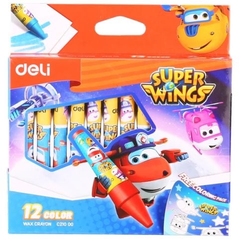 BÚT SÁP EC21000 12 MÀU (1/24/192-8) (0639-DELI)