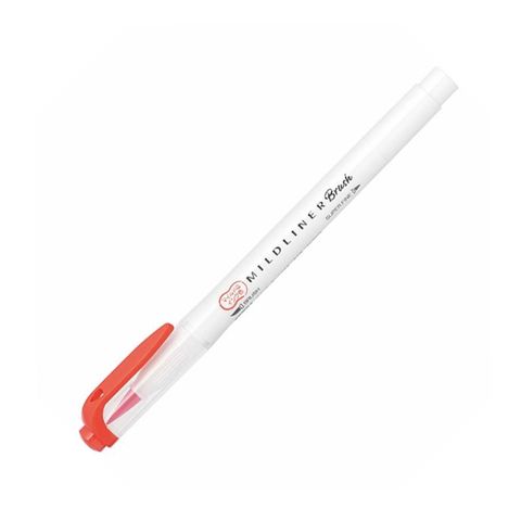 ZEBRA - VIẾT MILDLINER BRUSH - ĐỎ CAM - WFT8-MMGO (MS)