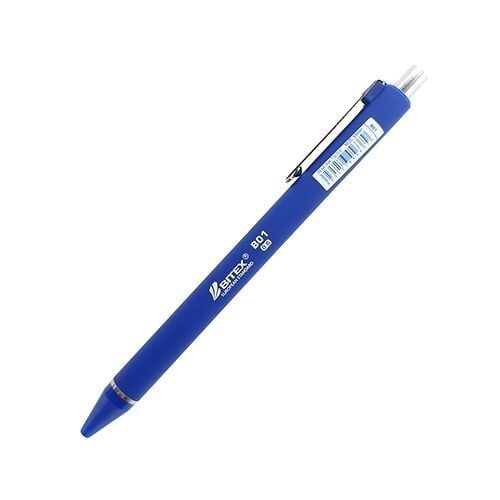 Bút Bi 0.6 mm Bitex Semi Ink B-B01 - Mực Xanh