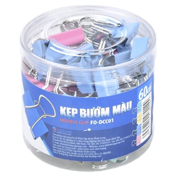 KẸP BƯỚM MÀU 15MM FO-DCC01(12H/L) (5404-TL)