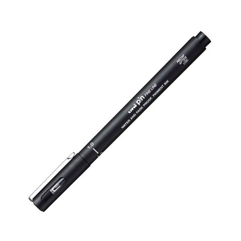 UNI - VIẾT VẼ KỸ THUẬT NGÒI 1.0MM, ĐEN (PIN10-BK) (12C/H) (TA-0640)