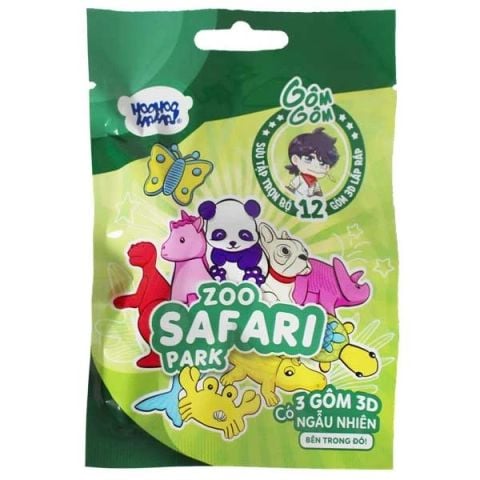 GÔM 3D  - ZOO SAFARI PARK(0499-HEAD)