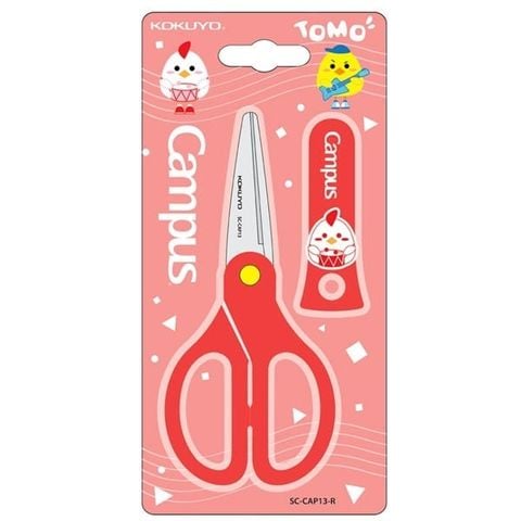 KÉO HỌC SINH TOMO, MÀU ĐỎ SC-CAP13-R (0377-TK)