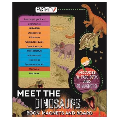 MAGNETIC FOLDER - MEET THE DINOSAURS FACTIVITY_LAKE 1021