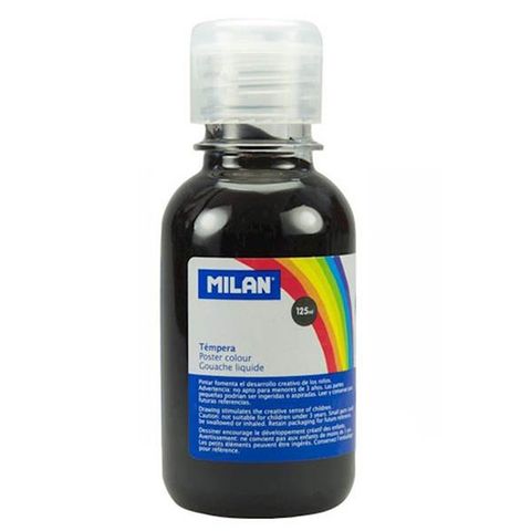 Lọ Màu Bột Đen 125ml Milan 03480