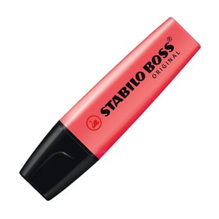 STABILO-VIẾT DẠ QUANG BOSS ĐỎ (40)(THCK0640)
