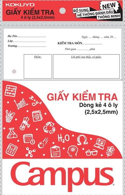 TẬP KIỂM TRA Ô LY CẤP 1-BF100G-15(TÂM VIỆT)