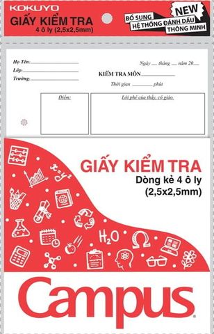 TẬP KIỂM TRA Ô LY CẤP 1-BF100G-15(TÂM VIỆT)