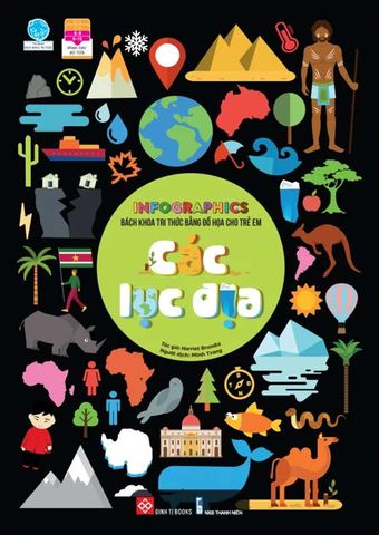 Infographics - Bách Khoa Tri Thức Bằng Đồ Họa Cho Trẻ Em - Các Lục Địa