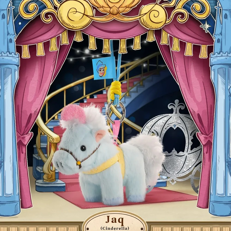 52toys Mô Hình Disney Princess Pony Pals Series Plush Keychain  (Vta)