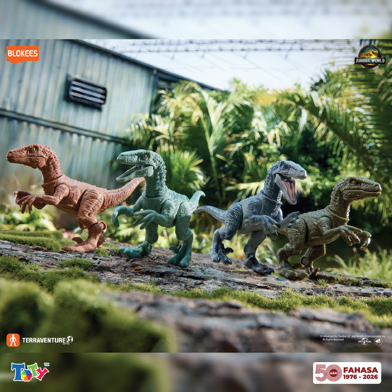 Blokees Mô Hình Trang Trí - Jurassic World - Terraventure - TS03 - EJ03 (Giao mẫu ngẫu nhiên)