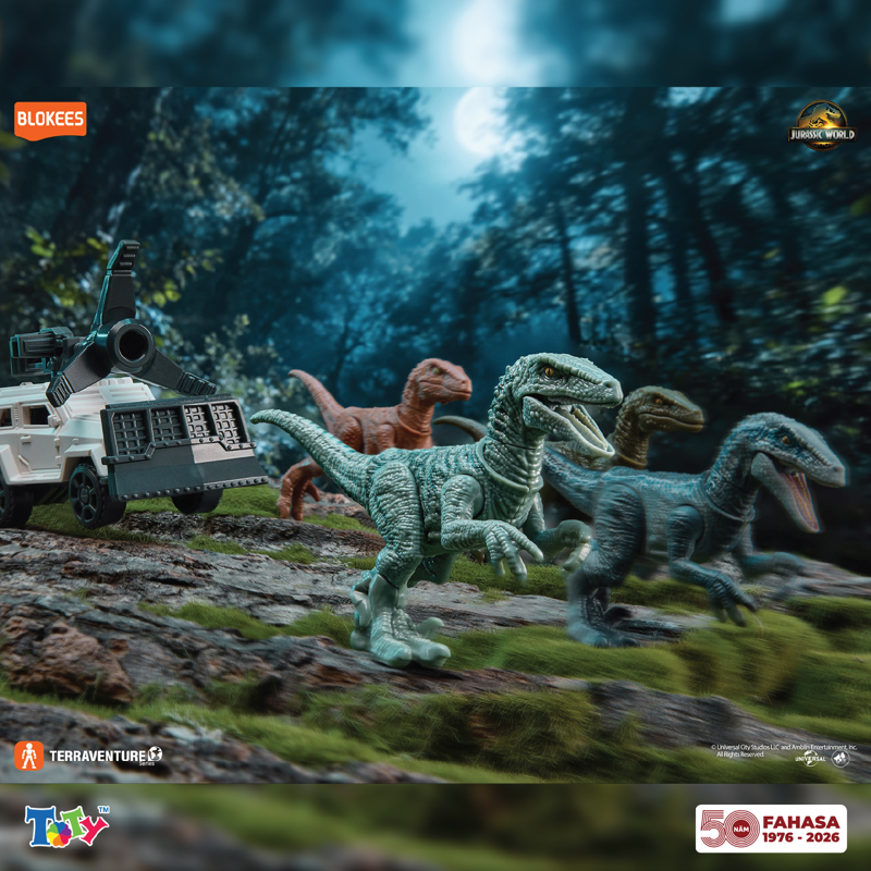 Blokees Mô Hình Trang Trí - Jurassic World - Terraventure - TS03 - EJ03 (Giao mẫu ngẫu nhiên)