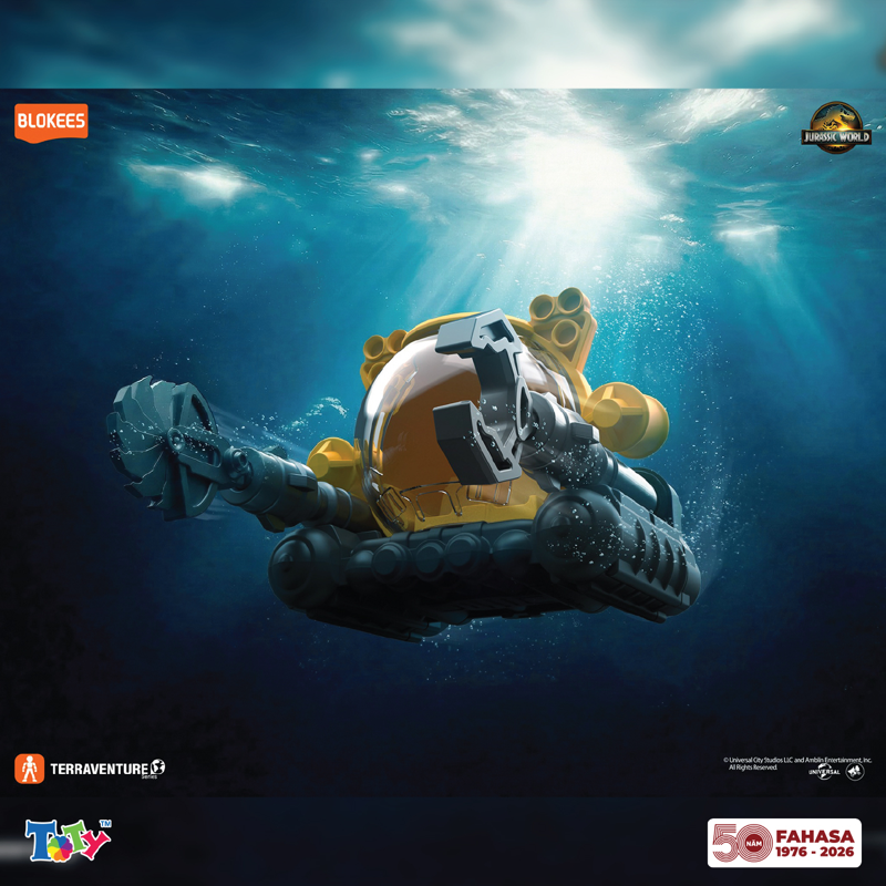 Blokees Mô Hình Trang Trí - Jurassic World - Terraventure - TS03 - EJ03 (Giao mẫu ngẫu nhiên)