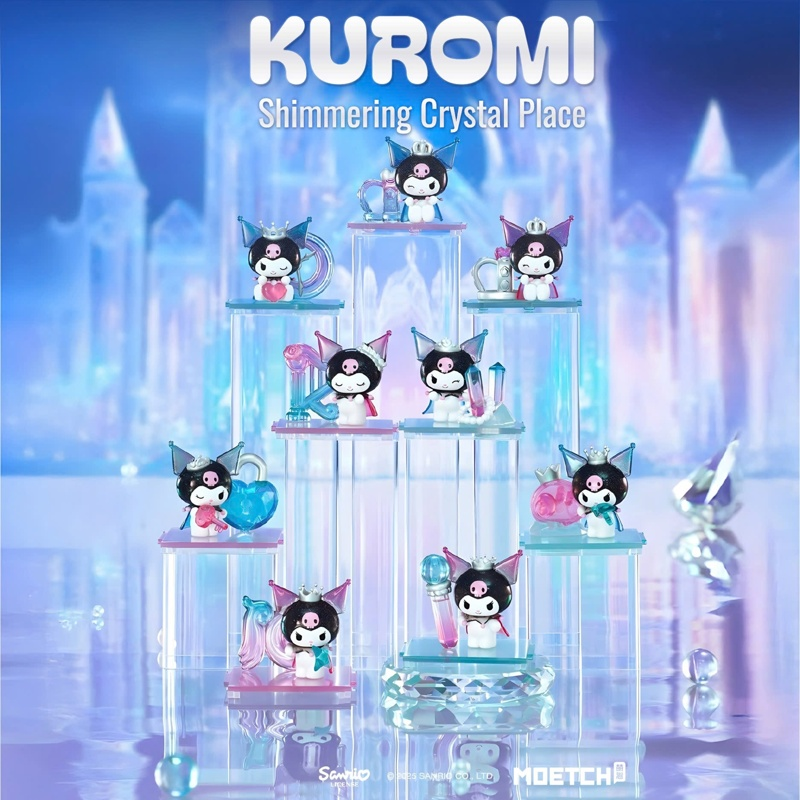 Moetch Mô Hình Trang Trí Kuromi Shimmering Crystal Palace MM14 (Giao Mẫu Ngẫu Nhiên)
