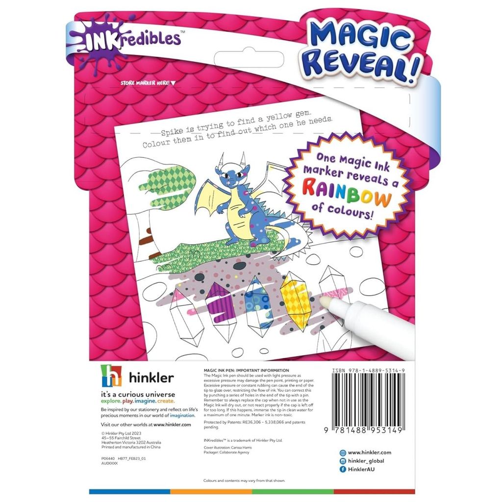 Inkredibles Magic Ink Pictures - Dragon Dreams