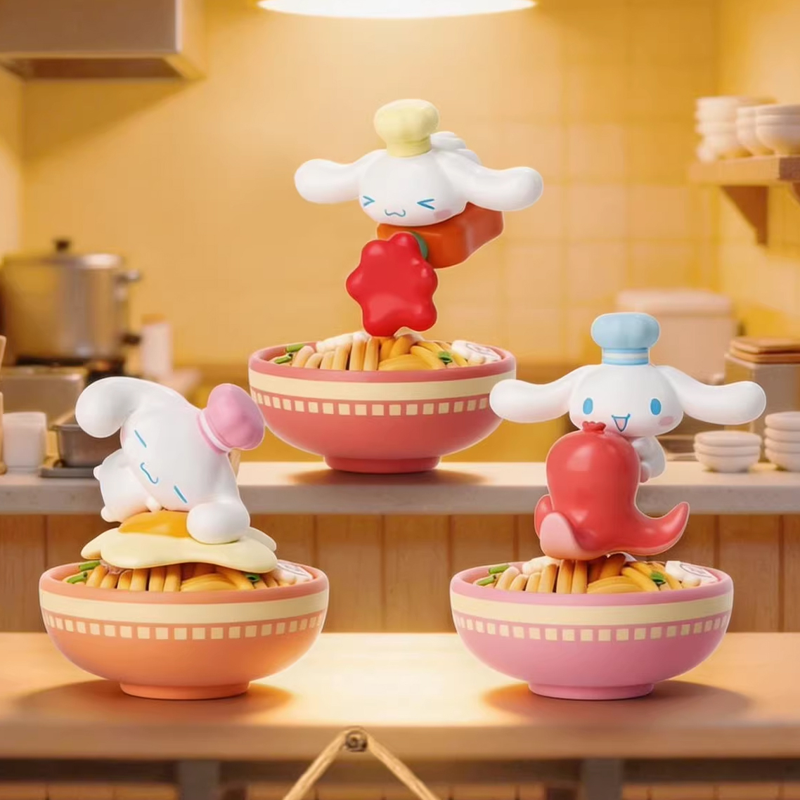 Mô Hình Trang Trí - Cinnamoroll - Energetic Ramen - Bubble Bean - Moetch - MB33