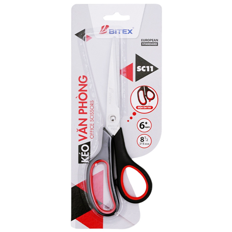 Bitex - Kéo Văn Phòng Tím 6 1/2'' 167mm SC04
